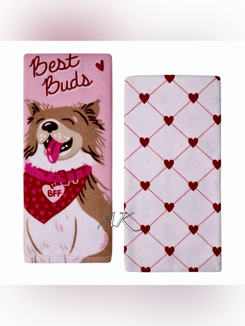 Best Buds Dog 2 Pack Kitchen Towel Set